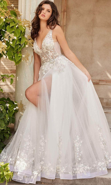 white evening dresses Formal Dress open scoop back with tie spaghetti shoulder strap support that have a trendy bow tie detail which helps adjust the straps White Formal Dresses | Sleek