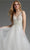 Jovani JB03500 - Beaded V-Neck Bridal Gown Bridal Dresses
