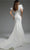 Jovani JB07433 - Feathered Form-Fitting Bridal Gown Bridal Dresses