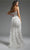 Jovani JB37327 - Feathered Slit Bridal Gown Bridal Dresses