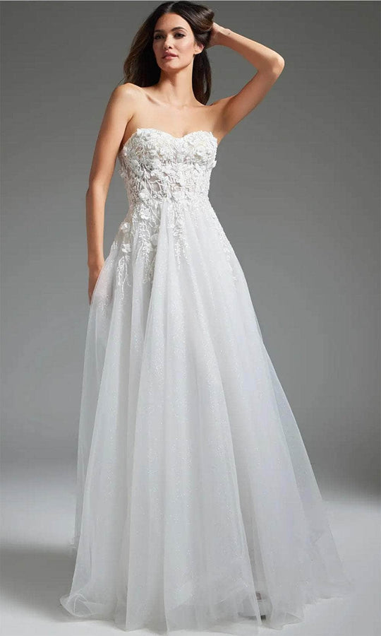 Jovani JB39160 - Applique Ornate Bridal Gown