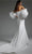 Jovani JB40601 - Detachable Ruffled Sleeve Bridal Gown Bridal Dresses