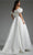 Jovani JB40795 - Off Shoulder Pleated A-Line Bridal Gown Bridal Dresses