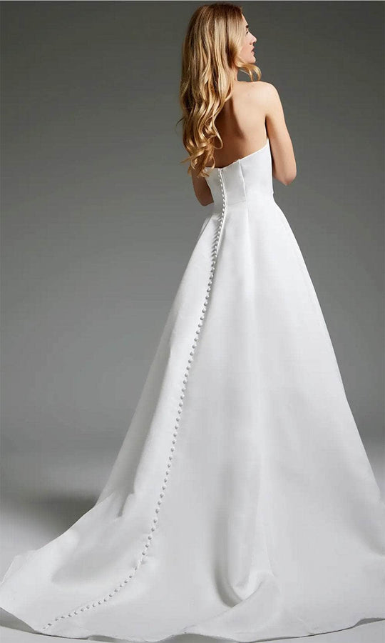 Jovani JB42346 - Strapless Seamed Bodice Bridal Gown