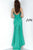 Jovani JVN00968ASC - Ruched Bodice Trumpet Prom Dress Evening Dresses 0 / Emerald