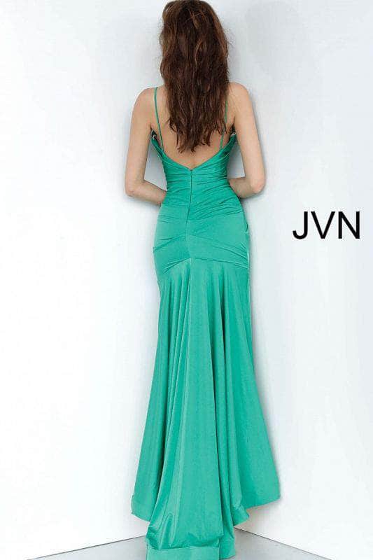Jovani JVN00968ASC - Ruched Bodice Trumpet Prom Dress