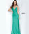 Jovani JVN00968ASC - Ruched Bodice Trumpet Prom Dress Special Occasion Dress 0 / Emerald