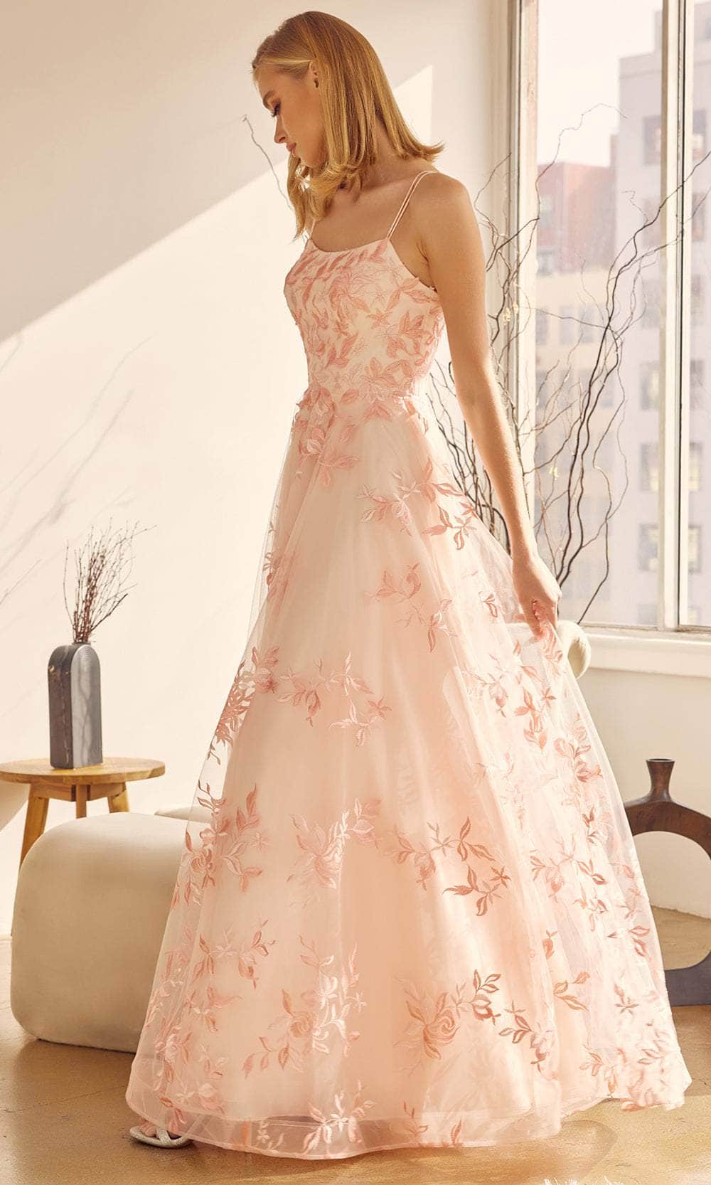 Juliet Dresses 279 - Embroidered Sleeveless Prom Dress – Couture Candy
