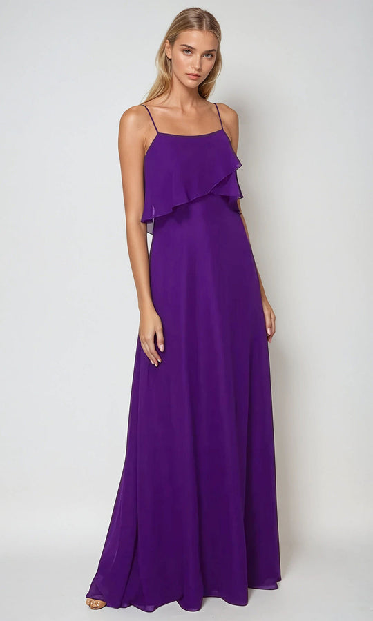 Juliet Dresses 591 - Flounce Bodice Long A-line Gown