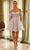 Juliet Dresses 891 - Off-Shoulder Sequin Embellished Cocktail Dress Special Occasion Dress XS / Snow Lilac
