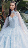 Juliet Dresses JT1449J - 3D Floral Embellished Sweetheart Ballgown Ball Gowns8