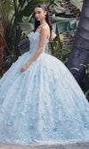 Juliet Dresses JT1449J - 3D Floral Embellished Sweetheart Ballgown Ball Gowns7