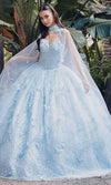 Juliet Dresses JT1449J - 3D Floral Embellished Sweetheart Ballgown Ball Gowns5