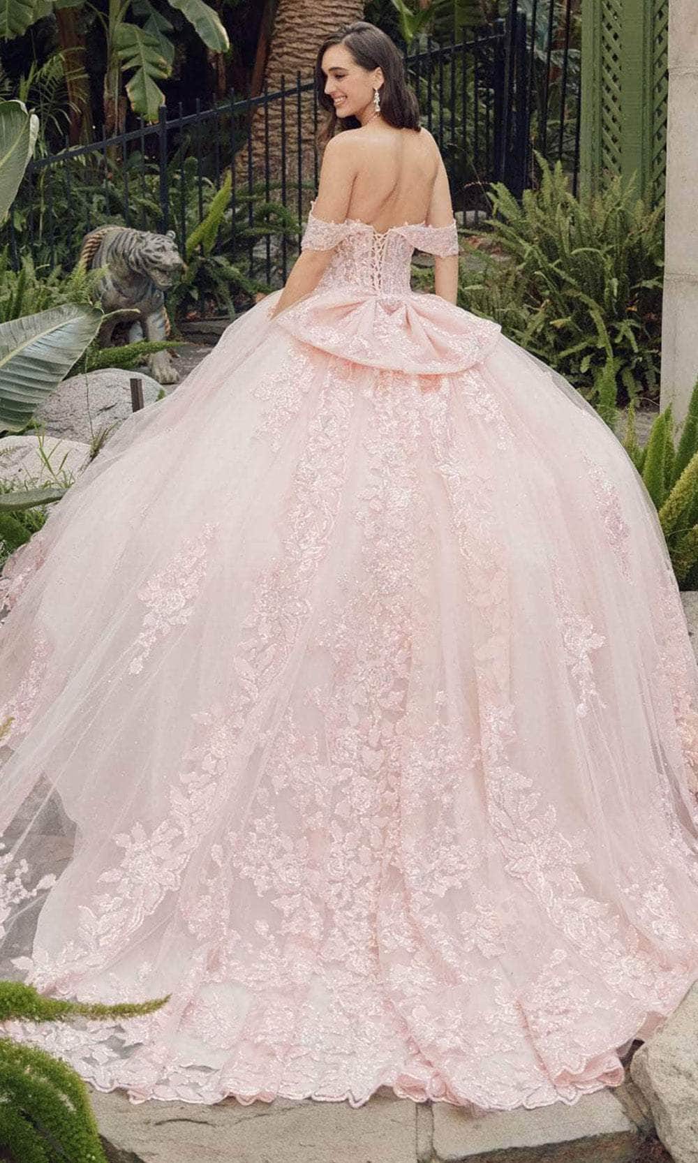 Juliet Dresses JT1458J - Sequin Appliqued Quinceanera Ballgown ...