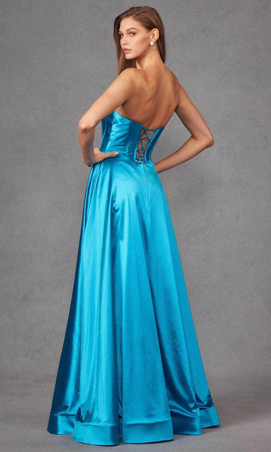 Juliet Dresses JT2435A - Strapless Embellished Prom Dress