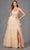 Juliet Dresses JT2451S - Beaded Appliqued Tiered Prom Gown Prom Dresses XS / Gold