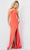 JVN by Jovani JVN08465 - Cutout Bodice Prom Gown Special Occasion Dress 00 / Orange