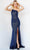 JVN by Jovani JVN08483 - Asymmetric Backless Prom Gown Special Occasion Dress