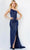 JVN by Jovani JVN08483 - Asymmetric Backless Prom Gown Special Occasion Dress