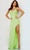 JVN by Jovani JVN23284 - Sequin Sheath Prom Gown Special Occasion Dress 00 / Lime