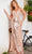 JVN by Jovani JVN25759 - Sequin V-Neck Prom Dress Prom Dresses 00 / Rose/Gold