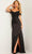JVN by Jovani JVN36402 - Off-Shoulder Embroidered Evening Dress Prom Dresses