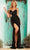 JVN by Jovani JVN36435 - V-Neck Stone Embellished Evening Dress Evening Dresses