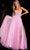 JVN by Jovani JVN36477 - Beaded Off-Shoulder A-line Gown Special Occasion Dress 00 / Pink