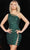 JVN By Jovani JVN36828 - One Shoulder Cutout Slit Cocktail Dress Special Occasion Dress 00 / Emerald