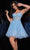 JVN By Jovani JVN37060 - Scoop Ruffled A-Line Cocktail Dress Special Occasion Dress