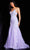 JVN by Jovani JVN37487 - Floral Embroidered V-Neck Prom Dress Prom Dresses