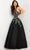 JVN by Jovani JVN37489 - Floral Embellished Sleeveless Ballgown Ballgown Dresses