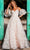 JVN by Jovani JVN37531 - Floral Empire A-line Prom Dress Prom Dresses
