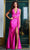 JVN by Jovani JVN38185 - Plunging V-Neck Sheath Long Dress Special Occasion Dress
