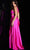 JVN by Jovani JVN38185 - Plunging V-Neck Sheath Long Dress Special Occasion Dress