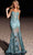 JVN by Jovani JVN38468 - Floral Embroidered Sleeveless Prom Dress Prom Dresses 00 / Sage