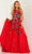 JVN by Jovani JVN38469 - Floral Embroidered One-Sleeve Ballgown Ballgown Dresses