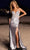 JVN by Jovani JVN38487 - Embroidered Sleeveless Prom Dress Prom Dresses 00 / Silver