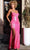 JVN by Jovani JVN38592 - Sequin Sweetheart Prom Gown Special Occasion Dress 00 / Hot-Pink
