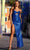JVN by Jovani JVN38858 - Cut-out Detailed Sequin Prom Dress Prom Dresses 00 / Royal