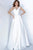 JVN by Jovani JVN3930SC - Sleeveless A-line Prom Gown Wedding Dresses 20 / White