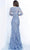 JVN by Jovani V-Neck Embroidered Formal Dress JVN02321SC - 1 pc Blush in Size 24 Available Mother of the Bride Dresses 24 / Blush