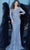 JVN by Jovani V-Neck Embroidered Formal Dress JVN02321SC - 1 pc Blush in Size 24 Available Mother of the Bride Dresses 24 / Blush