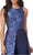 Kay Unger 5545162 - Floral Jacquard Overskirt Jumpsuit Formal Pantsuits