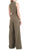 Kay Unger 5648558 - Turtleneck Belted Overlay Jumpsuit Formal Pantsuits