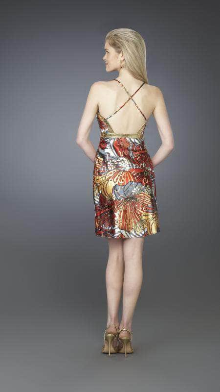 La Femme 14125SC - Sweetheart Printed Cocktail Dress