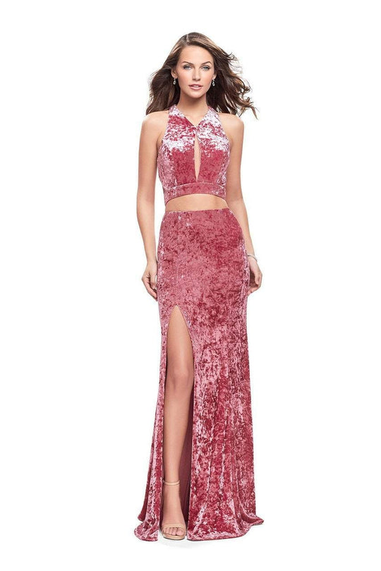 La Femme 25500 Cutout Sleeveless Prom Dress