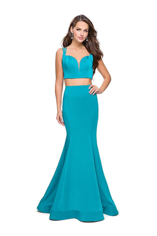 La Femme - 25553 Two Piece Sweetheart Mermaid Gown