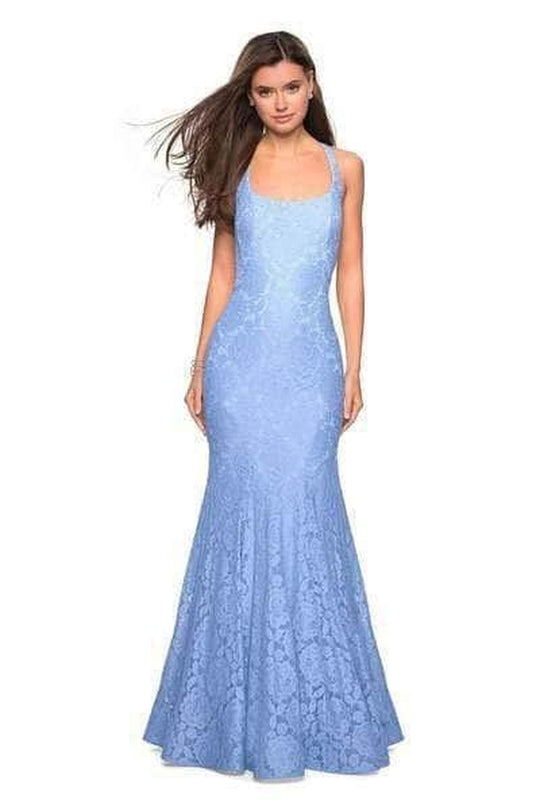 La Femme - 27484 Rhinestone Embellished Sleeveless Prom Gown