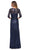 La Femme - 27930SC Sequined V-neck Evening Dress Evening Dresses